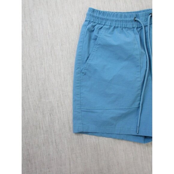 PacSun Swim Trunks Mens Small Blue Cotton Pockets Elastic Waist Drawstring - Picture 5 of 11